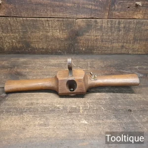 Vintage Coachmakers Beechwood Hand Router Steel Sole - Refurbished