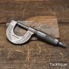Vintage 1” Brown & Sharpe Mfg. Co. USA No: 20 Imperial Micrometer - Good Condition