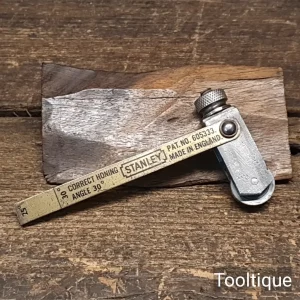 Vintage Stanley England Plane Iron Honing Guide - Good Condition