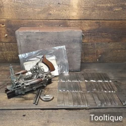 Antique Stanley Rule & Level USA No: 55 Combination Plough Plane - Refurbished