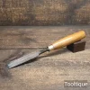 Vintage 1” Charles Taylor Sheffield Carpenters Firmer Chisel - Refurbished