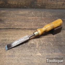 Vintage 7/8” Thomas Wales & Sons Sheffield Carpenters Firmer Chisel - Refurbished