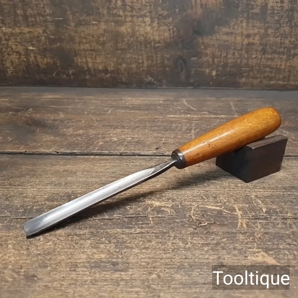 Vintage 9/16” W&P S. J Addis No: 7 Sweep Woodcarving Straight Gouge Chisel