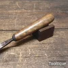 Vintage ¾” W&P - S. J Addis No: 4 Sweep Woodcarving Straight Gouge Chisel