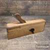 Vintage 1 ½” Carpenters Skew Iron Beechwood Rabbet Plane - Refurbished Ready For Use