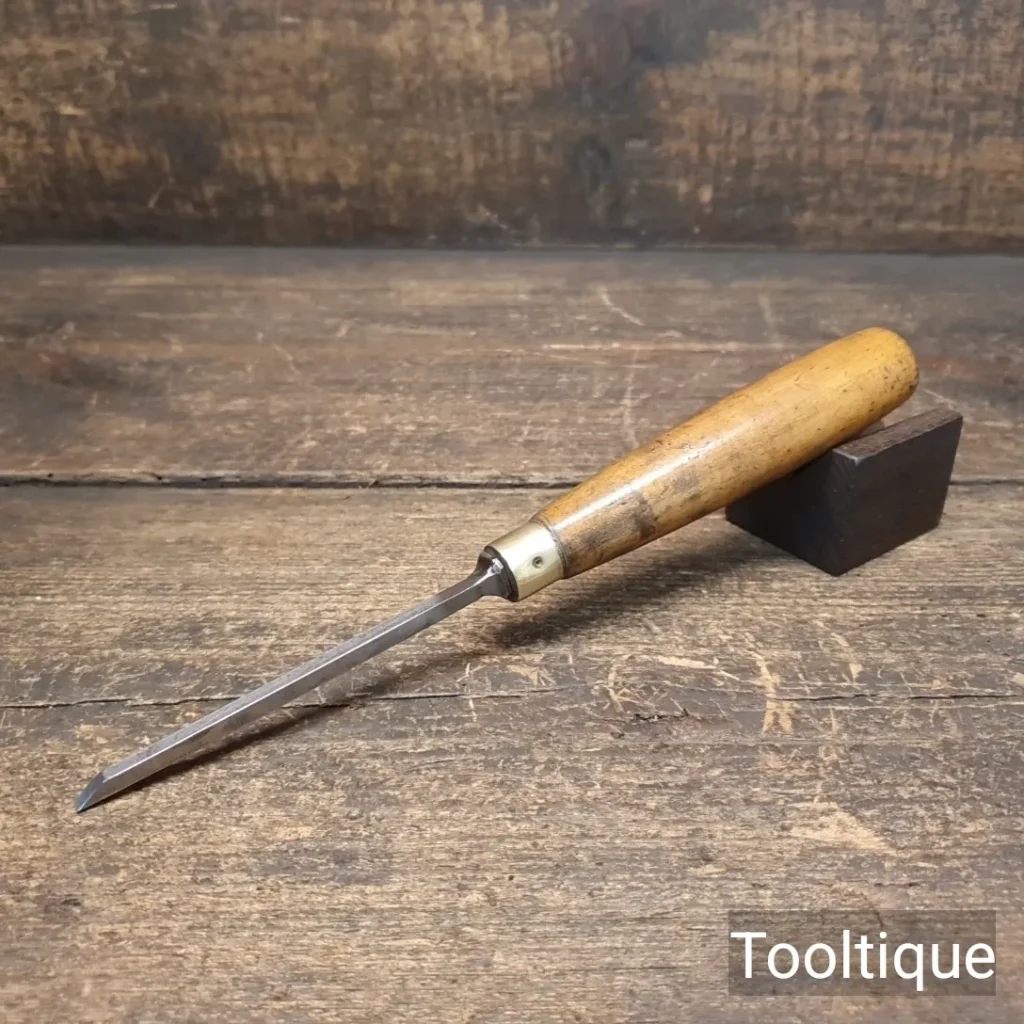 Vintage 5/32” Carpenters Firmer Chisel Beech Handle - Refurbished Ready To Use