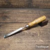 Vintage 9/16” Robert Sorby Carpenters Incannel Gouge Chisel - Refurbished Ready To Use
