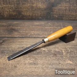 Vintage 5/8” J.B Addis Woodcarving No: 3 Shallow Sweep Gouge Chisel - Refurbished