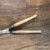 Vintage Gardeners Cast Steel Hedge Trimming Shears - Fully Refurbished