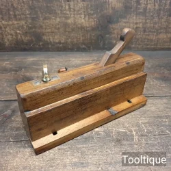Vintage Griffiths Norwich Beechwood Moving Fillister Plane - Fully Refurbished