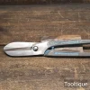 Vintage 12” Gilbow Tool England R/H Flat Tinsnips - Refurbished Ready To Use