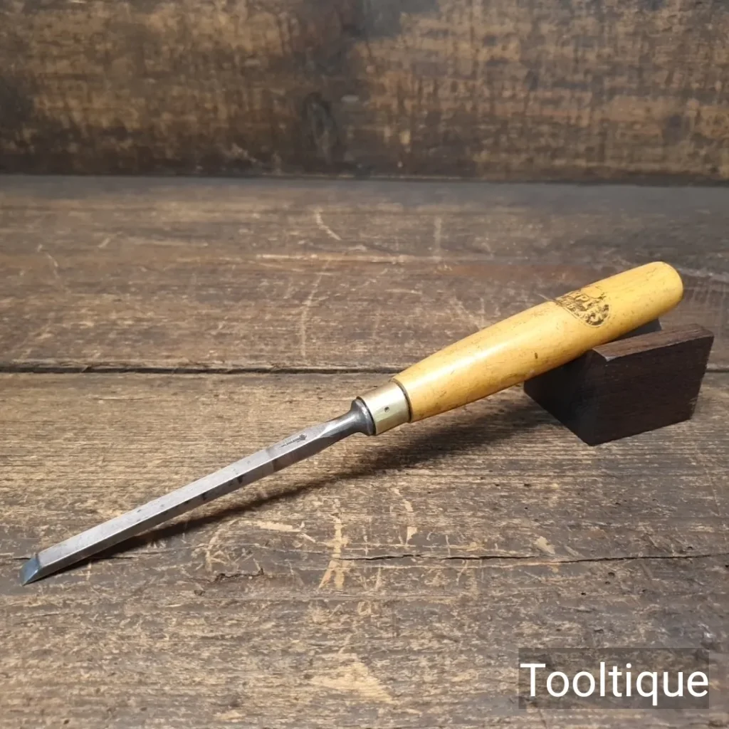 Vintage ¼” Marples & Sons Shamrock Carpenters Firmer Chisel - Refurbished