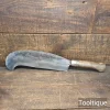 Antique William Swift Billhook Hickory Handle - Refurbished Ready For Use