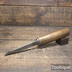 Vintage 5/16” Brades Co. Carpenters Pigsticker Mortice Chisel - Refurbished