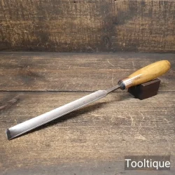 Antique 7/8” Thomas Ibbotson Patternmakers Long Series Carving Gouge - Refurbished