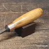 Antique 7/8” Thomas Ibbotson Patternmakers Long Series Carving Gouge - Refurbished