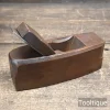 Vintage 6” Beechwood Coffin Plane with English Iron, Refurbished For Use