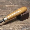 Unusual Vintage 11/32” S.J Addis Woodcarving Straight Channel Gouge - Refurbished