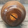 Bespoke Hand Wood-Turned Reclaimed Old Lignum Vitae Mallet - Yew Handle