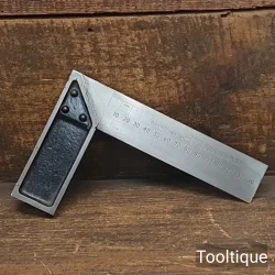 Vintage 150mm Rabone Chesterman No: 1907 Carpenters Calibrated Steel Square -Refurbished