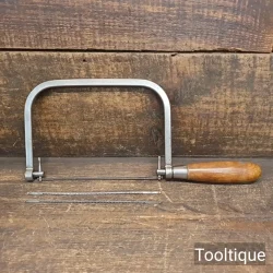 Vintage Eclipse England No: 7CP Coping Saw with 3 Blades - Refurbished