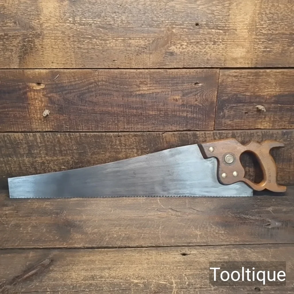 Vintage 24” Taylor Brothers 7 Tpi Rip Saw - Fully Refurbished Ready To Use