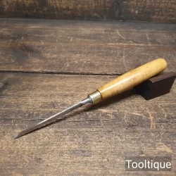 Vintage 1/8” Marples & Sons Shamrock Bevel Edge Chisel - Refurbished