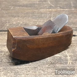 Small Vintage 4 ¾” Beechwood Compass Plane - Refurbished For Use