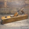 Vintage 17” Carpenters Master Beechwood Jack Plane - Refurbished Ready To Use