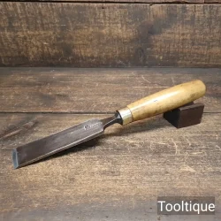 Vintage I. Sorby 1 ½” Carpenters Forged Laminated Steel Firmer Chisel - Refurbished