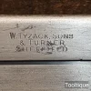 Vintage 10” Tyzack Turner Steel Back 12 Tpi Dovetail Saw - Refurbished Ready To Use