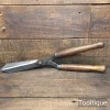 Vintage Gardeners Shears Beechwood Handles - Fully Refurbished