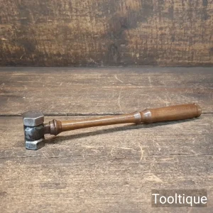 Unusual & Rare Nutty Cast Steel Hammer Ornate Handle - Good Condition Unusual & Rare Nutty Cast Steel Hammer Ornate Handle - Good Condition