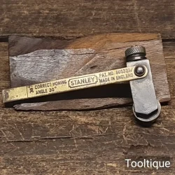 Vintage Stanley Plane Iron Clamp Tight Angle Set Honing Guide - Good Condition
