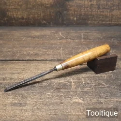 Vintage ¼” Sorby Firmer Chisel Boxwood Handle - Refurbished