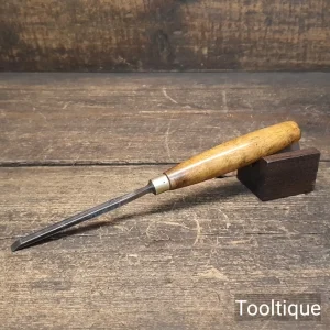 Vintage ¼” Sorby Firmer Chisel Boxwood Handle - Refurbished