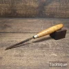 Vintage 1/8” I. Sorby Firmer Chisel Boxwood Handle - Refurbished