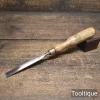 Vintage ½” Sorby Bevel Edge Chisel Ashwood Handle - Refurbished Ready To Use