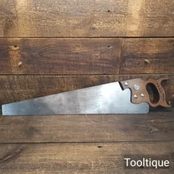 Vintage 24” Pennsylvania Saw Corp USA Rip Saw 4.5 TPI - Refurbished