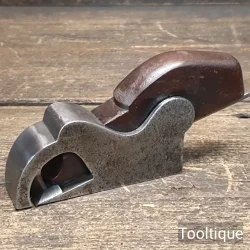 Antique Cast Steel Mahogany Infill Bullnose Plane - Refurbished Ready To Use