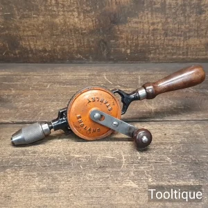 Vintage Stanley No: 805 Single Pinion Egg Beater Hand Drill - Refurbished Vintage Stanley No: 805 Single Pinion Egg Beater Hand Drill - Refurbished