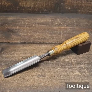 Vintage 15/16” W. Wain Sheffield Forged Steel Gouge Chisel - Refurbished Vintage 15/16” W. Wain Sheffield Forged Steel Gouge Chisel - Refurbished