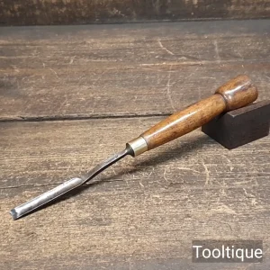 Vintage 3/8” Marples Cranked Woodcarving Incannel Gouge Chisel - Refurbished