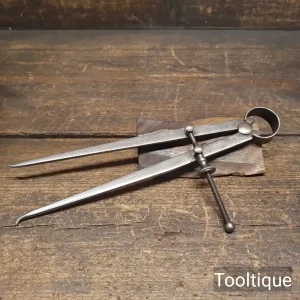 Vintage 9” Moore & Wright Internal Spring Steel Callipers - Good Condition Vintage 9” Moore & Wright Internal Spring Steel Callipers - Good Condition