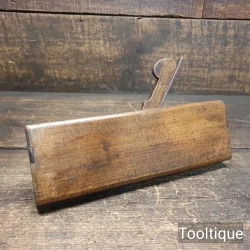 Antique 18th Century I. Sym 1753-1802 Snipe Bill Beechwood Plane - Good Condition