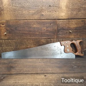 Vintage 24” British Warranted Superior Rip Hand Saw 5 TPI - Fully Refurbished Vintage 24” British Warranted Superior Rip Hand Saw 5 TPI - Fully Refurbished
