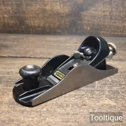 Semi Modern Stanley No: 220 Block Plane - Fully Refurbished Ready For Use