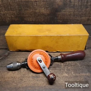 Vintage Boxed Stanley No: 805 Single Pinion Egg Beater Hand Drill - Refurbished Vintage Boxed Stanley No: 805 Single Pinion Egg Beater Hand Drill - Refurbished