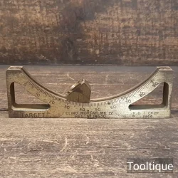 Crisp Vintage WW2 British CLINO (Clinometer) Mortar (MK IV) Brass Target Level