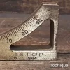 Crisp Vintage WW2 British CLINO (Clinometer) Mortar (MK IV) Brass Target Level